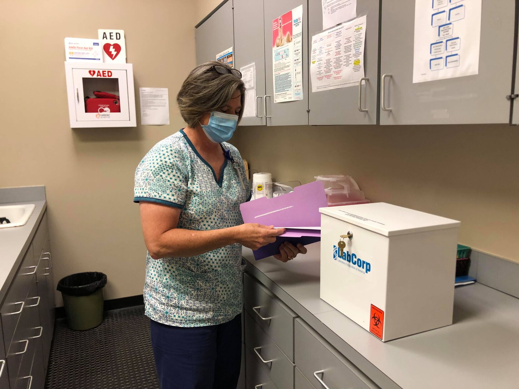 Pamela Rorrer at work
